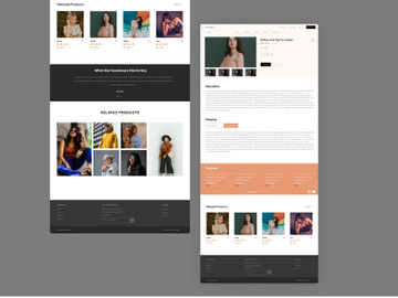 Minimal and Modern Fashion E-Commerce Web UI preview picture