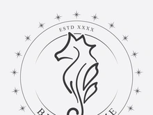 Sea horse logo