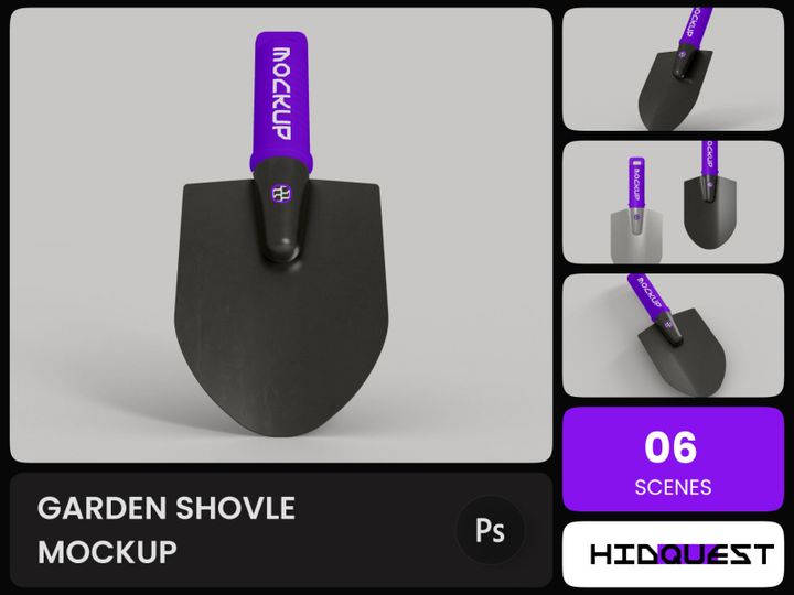 Garden Shovel Mockup