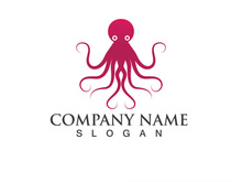 Octopus logo vector design symbol
