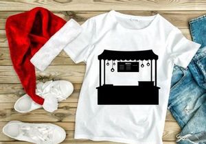 Asian street food stall silhouette
