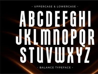 Balance - Modern Sans Serif Font