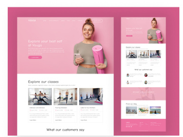 Yoga Landingpage preview picture