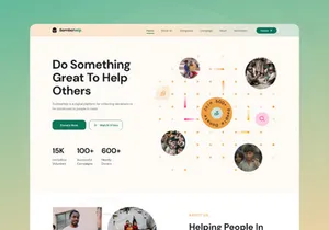 Sombohelp - Donation Landing Page