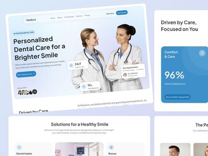 Mediora - Dental Clinic Landing Page