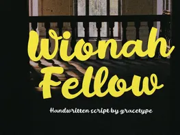 Wionah Fellow | Handwritten Script preview picture