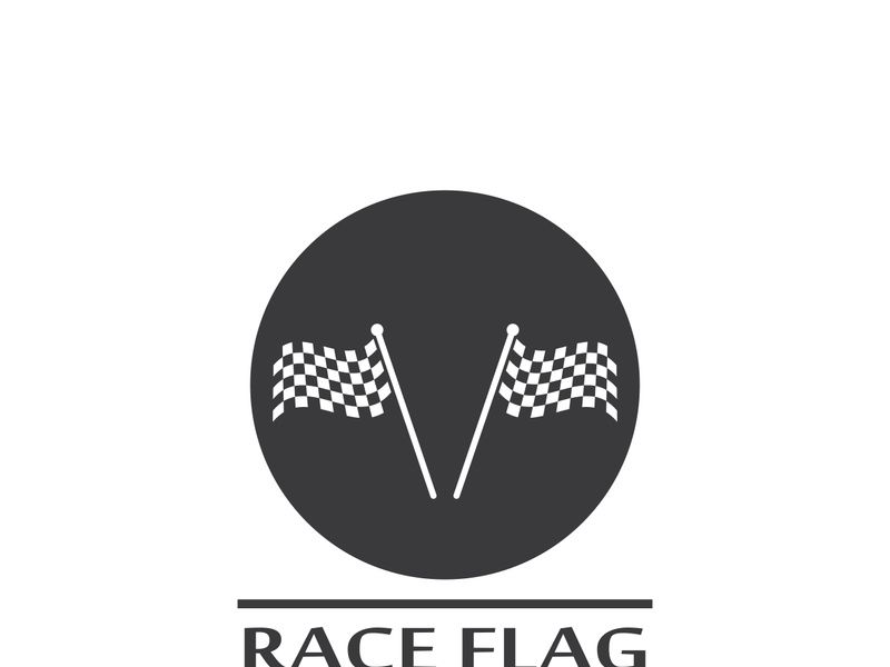 Race flag logo