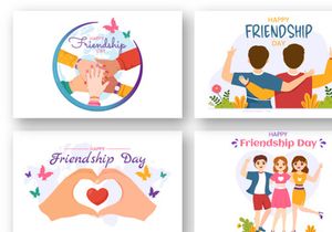 14 Happy Friendship Day Illustration