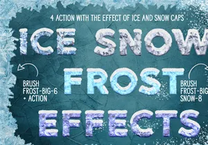 Free Frost Styles Effects For Adobe Photoshop