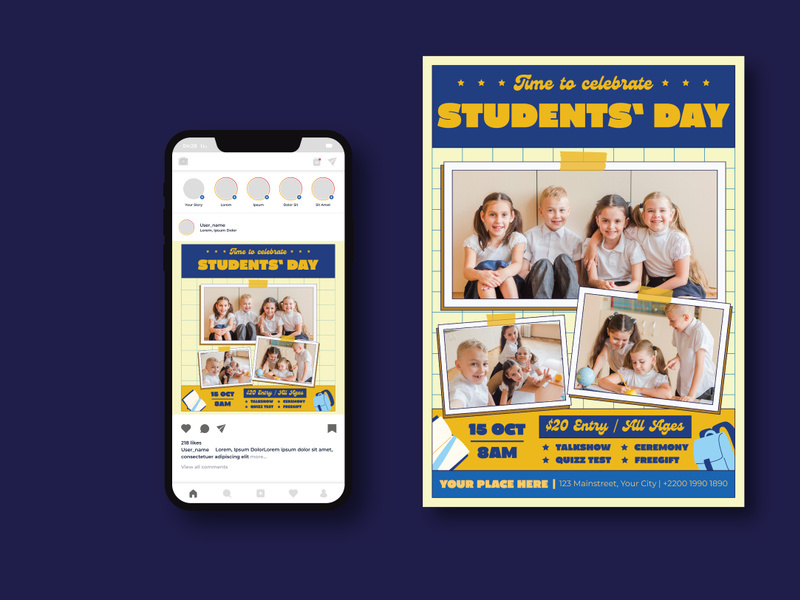 World Students Day Flyer