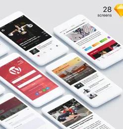 MB UI Kit - Cross Platform design for Newspaper, Blog & Magazine