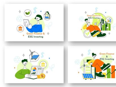 10 Green Finance Investing Illustration