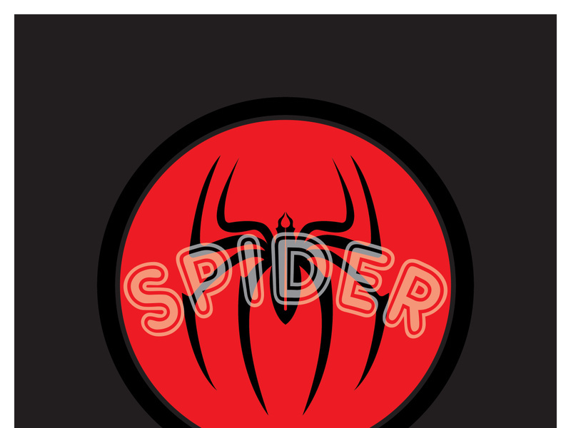 Spider logo icon design vector template