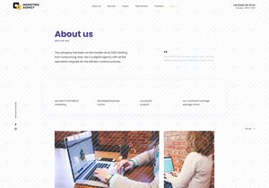 Kit de UI para agência de marketing ou TI