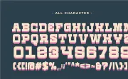 Chunky Varsity - Condensed Slab Serif Font