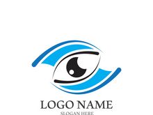 Branding identity corporate eye care vector logo design