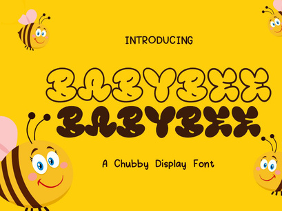 Babybee – Cute Display Font