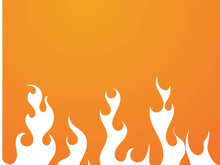 Fire flame background vector illustration design template