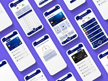 Neo Bank app with full Ui Kit preview picture