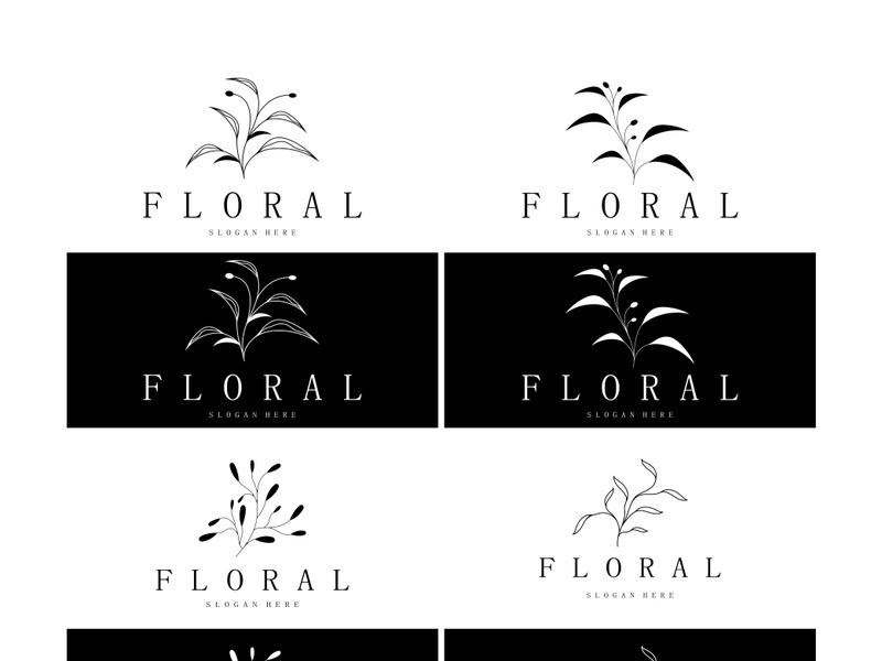 Elegant floral and leaf frame. Delicate botanical vector illustration for labels, spas, corporate identity, and wedding invitations