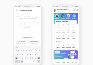 Recharge and Money Transfer Mobile App UI Kit