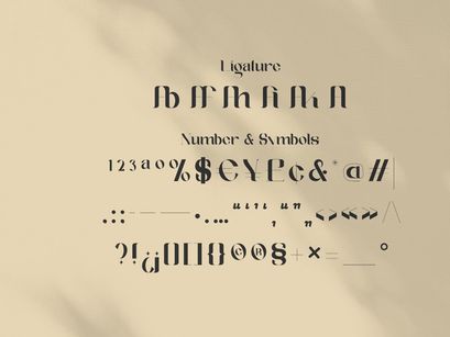 Afteris Moghu Modern/Vintage Font