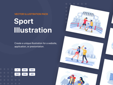 Hobbies Vector Illustration Pack preview picture