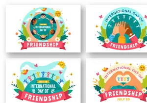 10 Happy Friendship Day Illustration