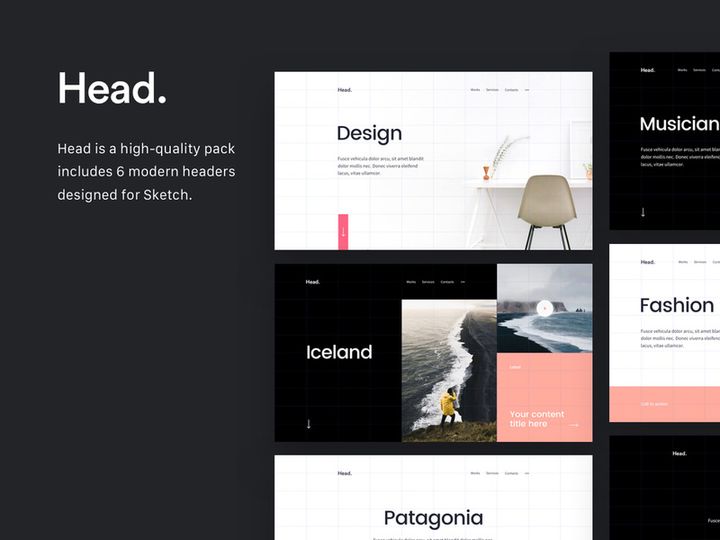 Head: Free Sketch Header Starter Kit