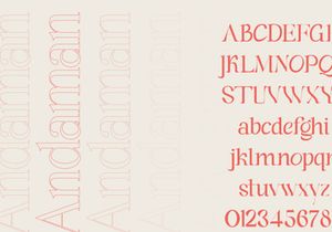 Andaman an Experimental Serif Font