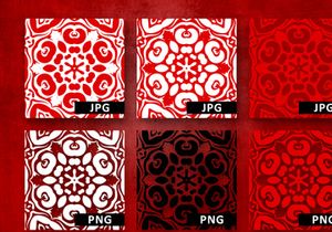 Mandala Christmas Seamless Patterns