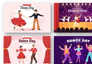 18 International Dance Day Illustration