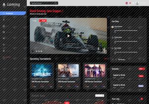 A Sleek and Intuitive Gaming Dashboard UI Design