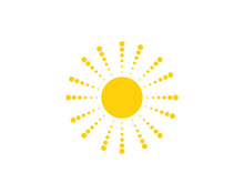 Sun Vector illustration Icon