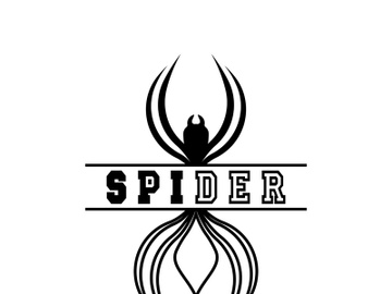 Spider logo icon design vector template preview picture