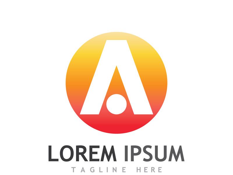 modern and creative initial letter A logo.