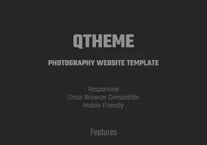 Qtheme - Photography Website Template