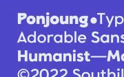 Ponjoung - Modern Sans