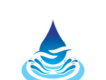 Water drop logo icon illustration template design