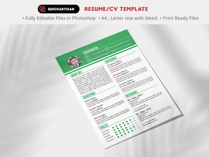 Resume/CV Template 01