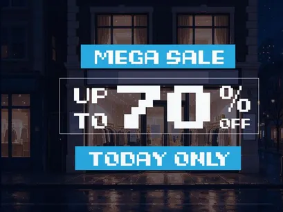Rainy Pixelo | Pixelated Font