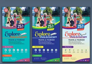 Roll up Banner Template