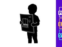 Child Holding Artwork with Shamrock