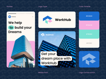 WorkHub Branding: Logo Design, Visual Identity preview picture