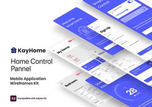 KayHome Mobile Application – Wire frame UI Kit