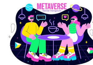 10 Metaverse Social Hangouts Illustration