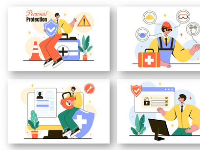 10 Personal Protection Illustration