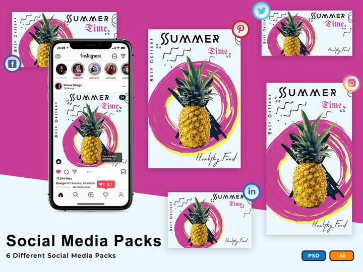 Summer Sale Social Media Posts