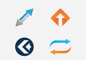 Arrow Logo Template Illustration Design Vector
