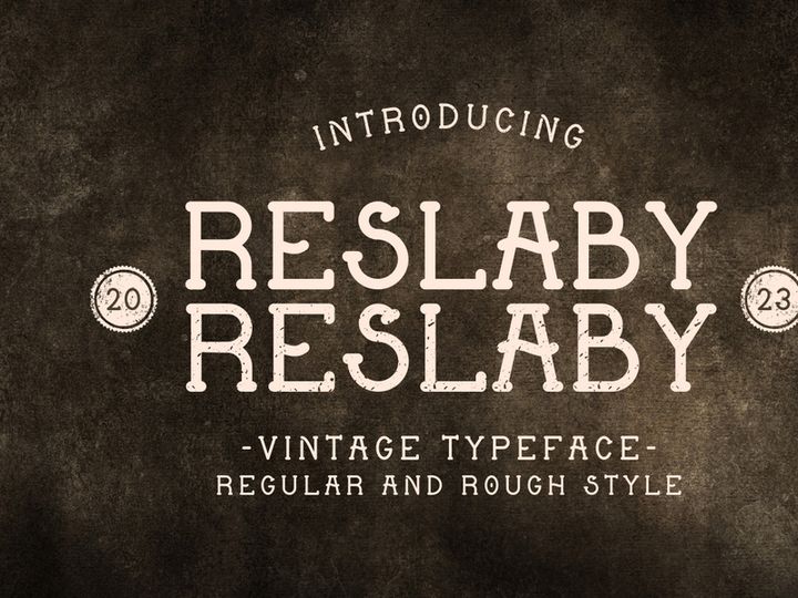 Reslaby - Vintage Typeface